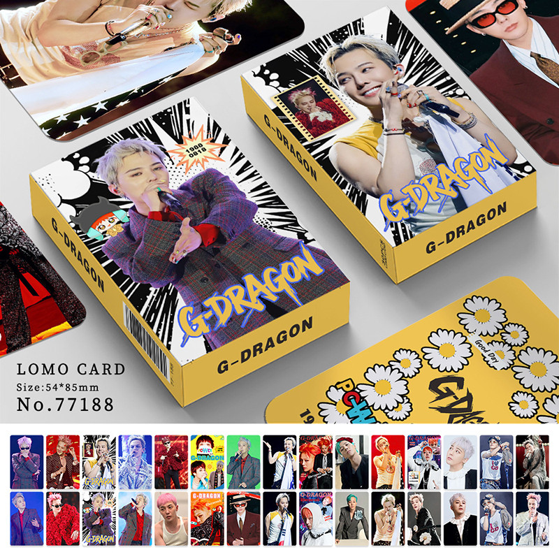 30 Cái / hộp BIGBANG G-Dragon Photocards KPOP GD LOMO Card Collection Card