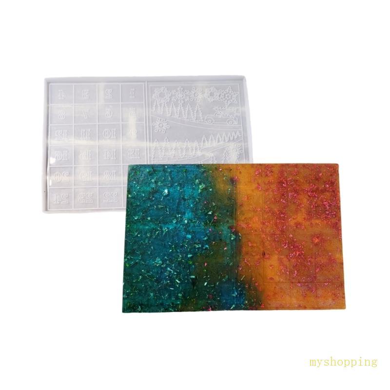 Ivy Khuôn Silicon Giáng Sinh cho Pha Lê và Nhựa Epoxy, Tạo Mặt Dây Chuyền