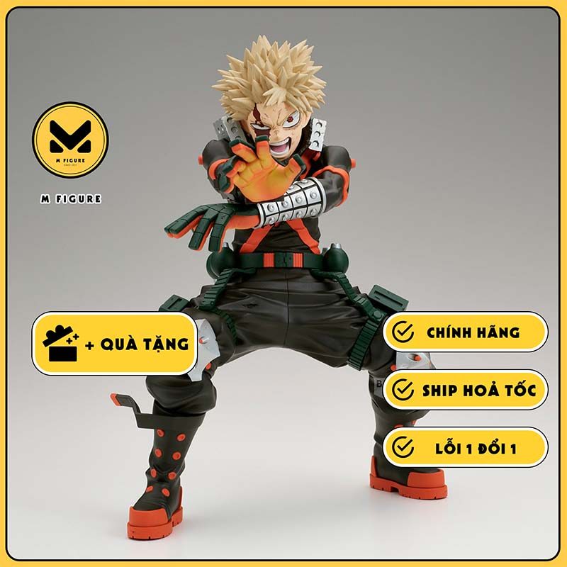 MÔ HÌNH Bakugo Katsuki -  Boku no Hero Academia - Grandista (Bandai Spirits) FIGURE CHÍNH HÃNG