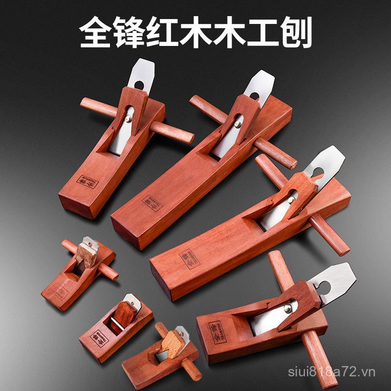 Máy bào chế biến gỗ Handmade Nhỏ Thợ mộc cầm tay Đẩy cũ Chế biến gỗ Mini Luban Planer Tool Indonesia