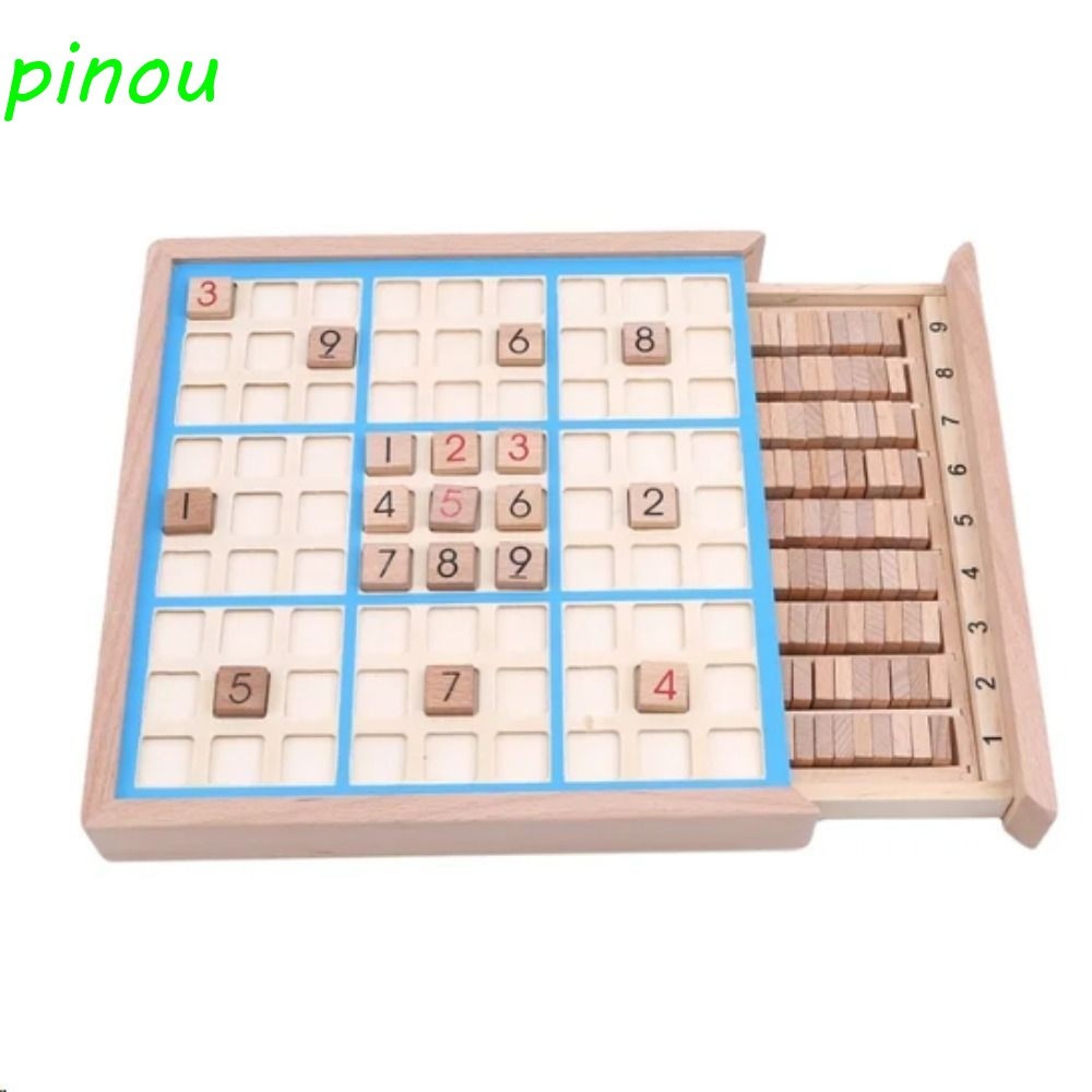 Daiqiyin Sudoku Letter Toy Educational Sudoku Chess Sudoku Math Puzzle Montessori Folding Game Board