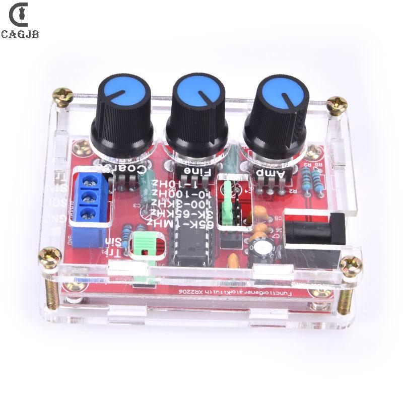 [CAGJB] XR2206 Máy tạo tín hiệu chức năng Đầu ra sin lắp ráp hàn 1HZ-1MHZ + Vỏ DIY YOMG