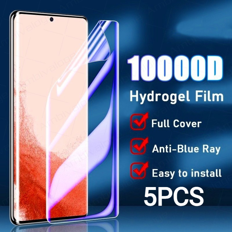 5 Miếng Dán Hydrogel Mờ Cho HMD Vibe Skyline Hyper Crest Max Aura Atlas Chống Ánh Sáng Xanh Chống Gi