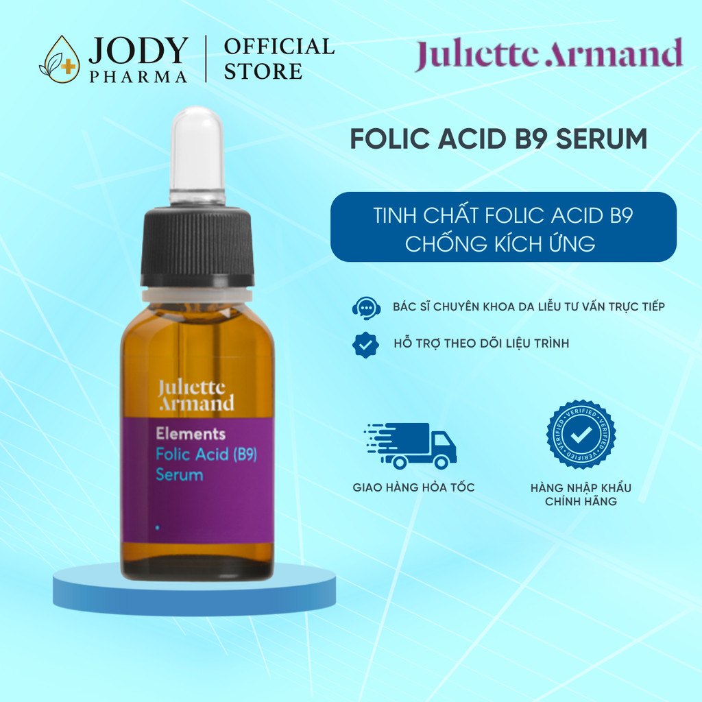 [HÀNG CÔNG TY] Tinh chất phục hồi và làm dịu da Juliette Armand Elements Folic Acid B9 Serum
