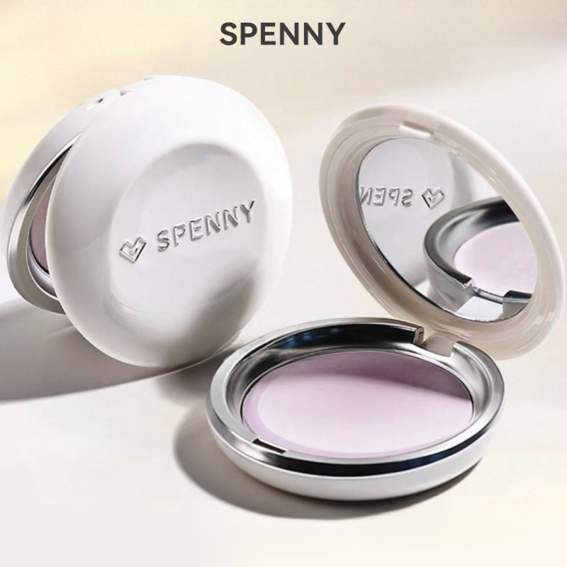 SPENNY Phấn Phủ Bánh Phấn Mịn Mềm Mại Trang Điểm Lót Kiềm Dầu Che Khuyết Điểm Làm Sáng Da Mặt