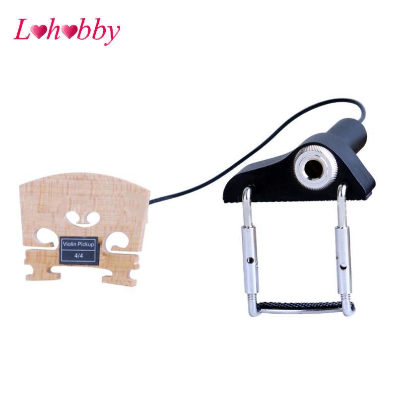 Lohobby Pickup cho violin cầm tay Piezo Violin Pickup Nhạc cụ Micro