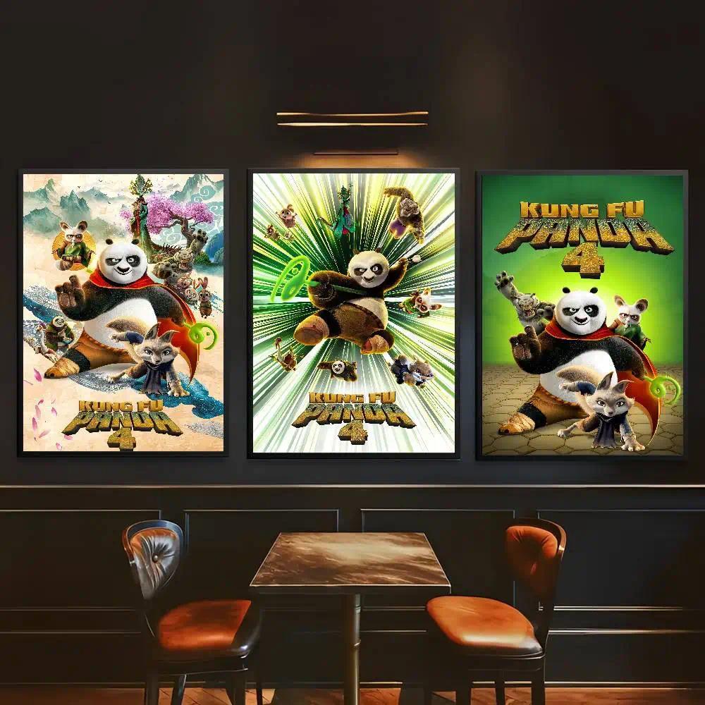 Phim Hoạt Hình Kung Fu Panda Poster Dán Tường Cho Phòng Khách Thanh Tranh Trang Trí Cổ Điển