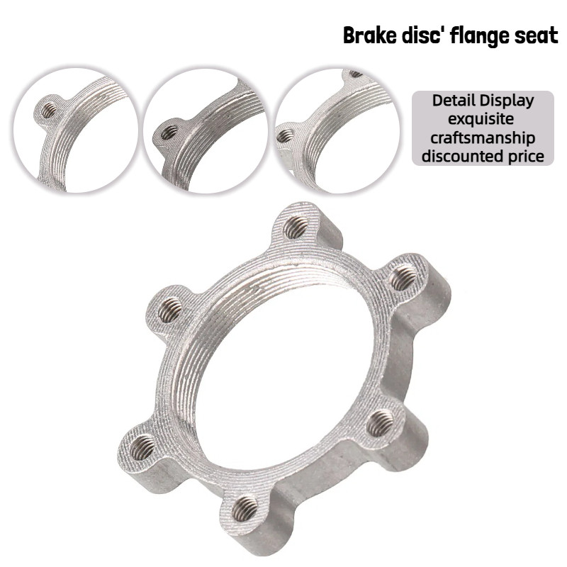 Bicycle Bike Freewheel Threaded Hubs Disk Disc Brake Rotor 6 Bolt Flange Adapter