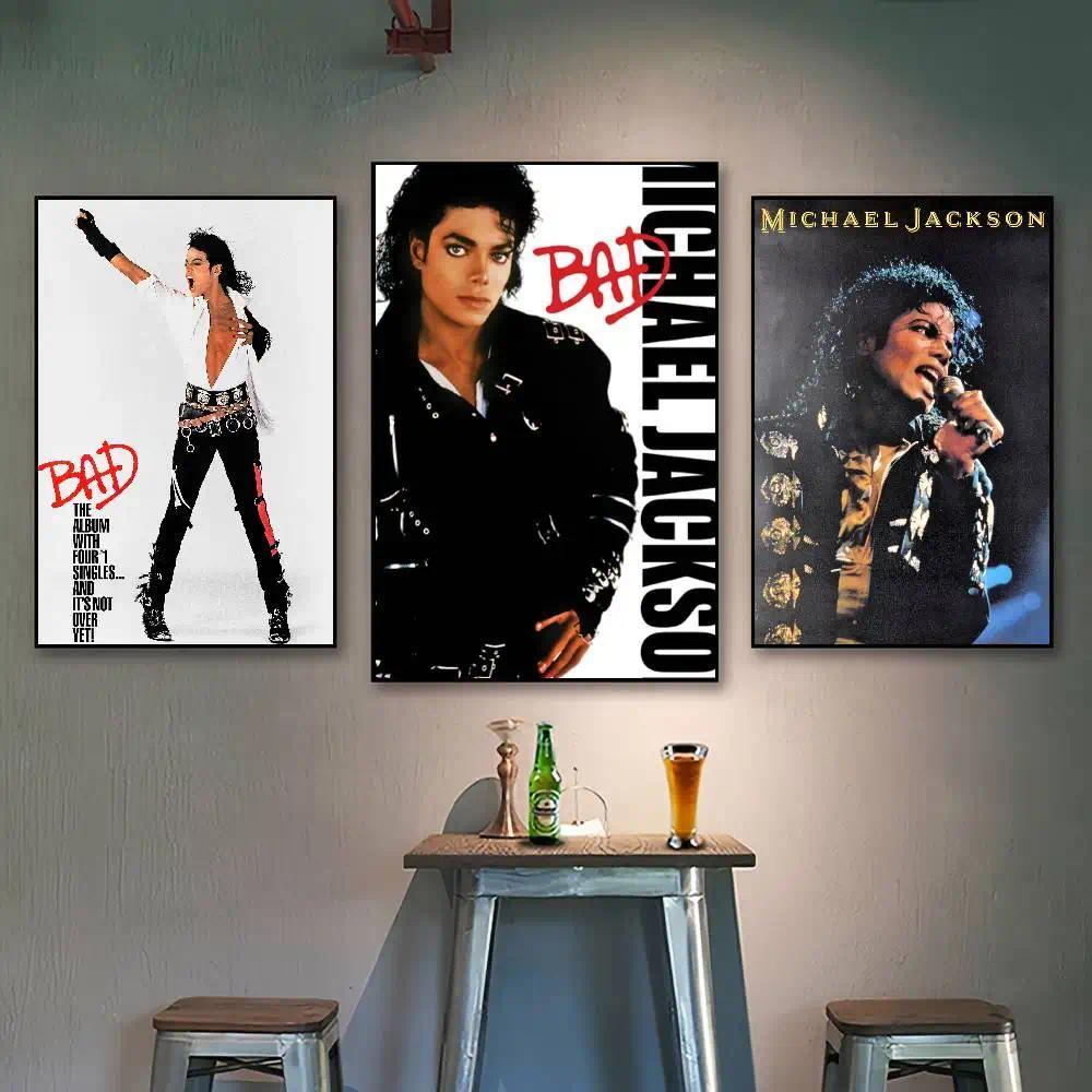 Michael Jackson King of Pop Poster Dán Tường Nghệ Thuật Trang Trí Cổ Điển Cho Phòng Khách Thanh Phòn