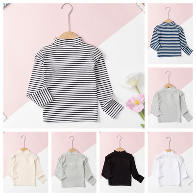 Áo cao cổ thu đông, Áo cổ 3 phân LITIBABY trẻ em từ 2 đến 12 tuổi