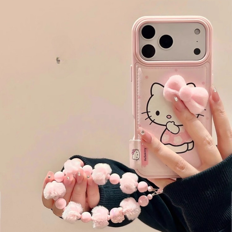 Giống như Ốp điện thoại hình mèo dễ thương cho iPhone 17promax 16promax 16plus 16pro 15promax 15plus 14plus 13 14 với họa tiết da trước phồng 14 chống rơi nữ sinh viên cắt GBD