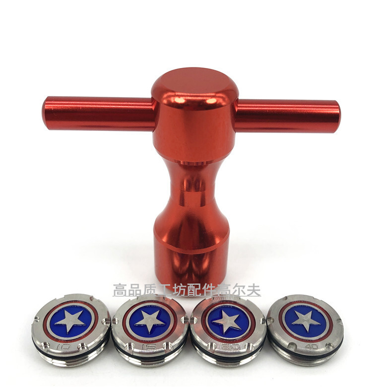 Jufeng Thích Hợp Cho Titleist Scotty Cameron Golf Putter Vít 6 Lỗ Captain America