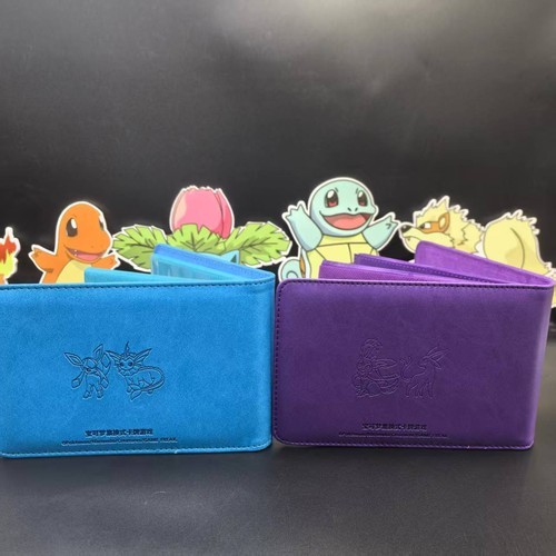 Pokemon mới TCG Eevee Water & Psychic Glow Energy Collectors Card 64 khe Chất kết dính