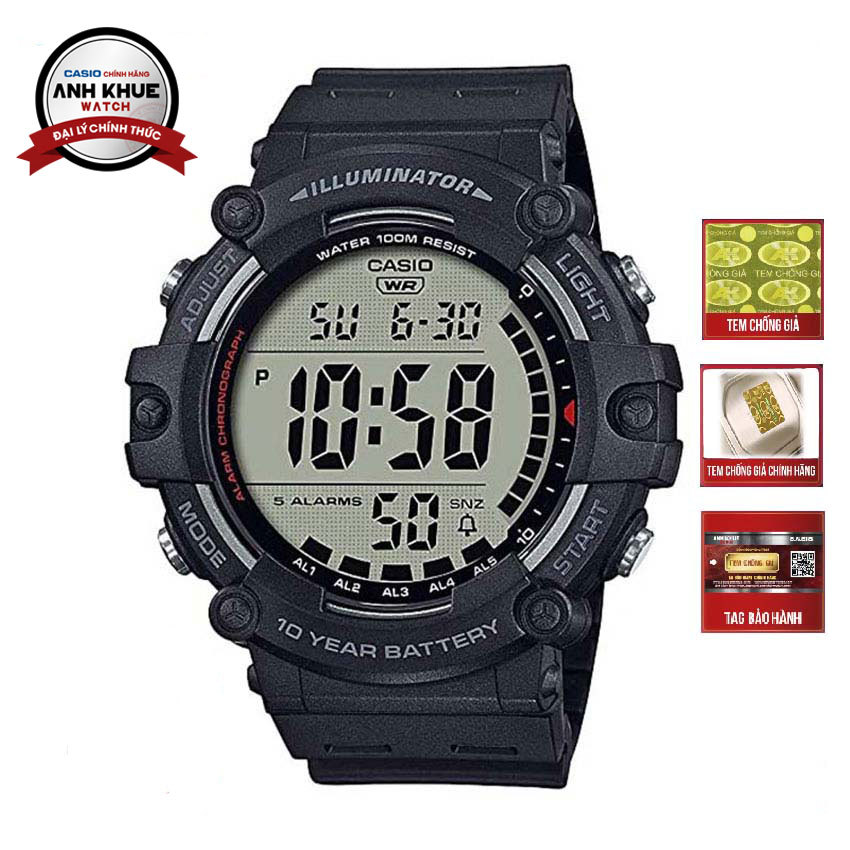 Đồng Hồ Casio Nam AE-1500WH-1AVDF Dây Nhựa