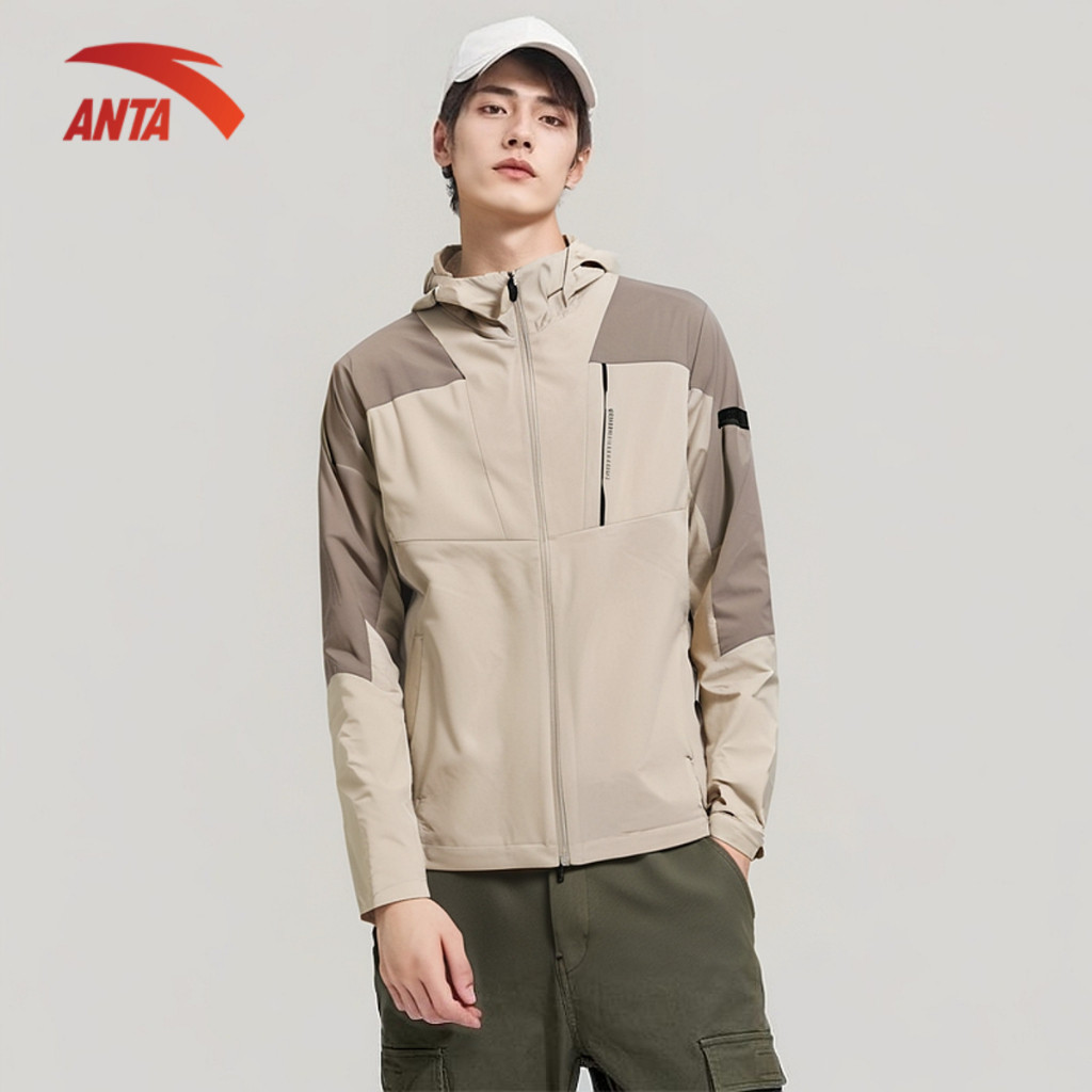 ANTA Nam Training Áo khoác dài đơn Single Trench Coat 1524C7606S