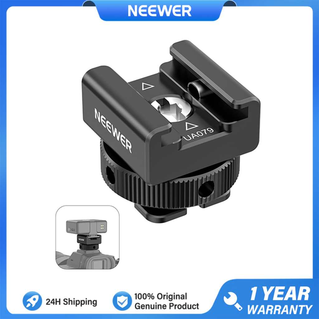 Bộ chuyển đổi giày lạnh chống nhiễu NEEWER UA079 cho DJI Mic 2 / Rode Wireless GO II
