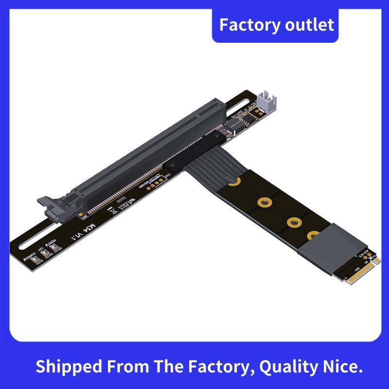 Bộ chuyển đổi PCIe X4 4.0 M.2 NVMe sang X16 Riser cho PCIe X16 / Card đồ họa sang M.2 (Ultra SSD M-K