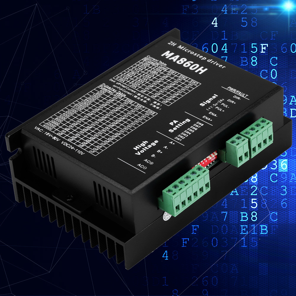 Dioo Dioo Estink Điều Khiển Động Cơ Bước MA860H 200KHz Microstep Bộ Điều Khiển Mô Đun 18-80V AC / 24