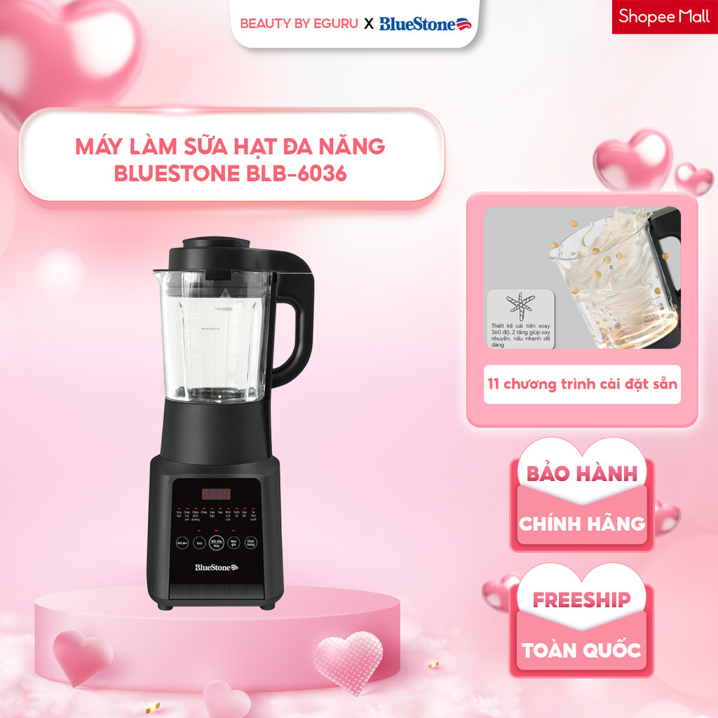 Máy Làm Sữa Hạt Đa Năng BlueStone BLB-6036 - 1.75 Lít 1000W - Bảo Hành Chính Hãng 24 Tháng