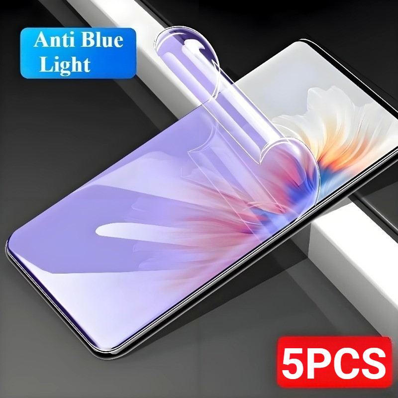 Bộ 5 Phim Hydrogel Mềm Chống Ánh Sáng Xanh Cho Umidigi G9T G9C G9A G9 5G Chống Gián Điệp Riêng Tư Và