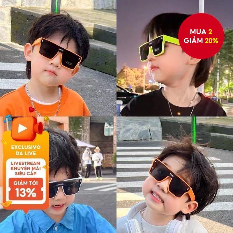 Kính râm trẻ em phong cách Hàn Quốc UV400 Protection Unisex cho trẻ em Kính râm thời trang