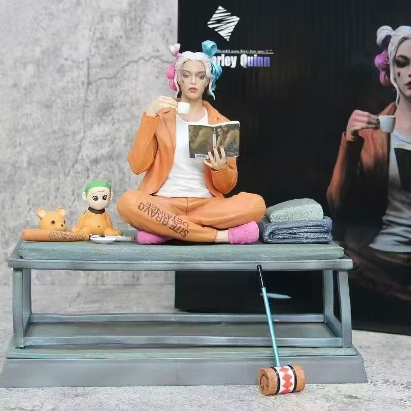 Movie X Task Force Suicide Squad DC Harley Quinn Harley Quinn Mô hình đóng hộp ngồi