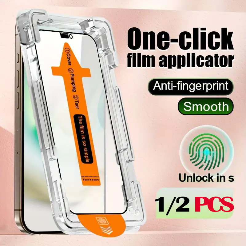 1 / 2 Chiếc Kính Cường Lực Cho iQOO Neo11 iQOO Neo11 Pro iQOO Neo11 Pro + HD Hỗ Trợ Siêu Âm Mở Khóa 