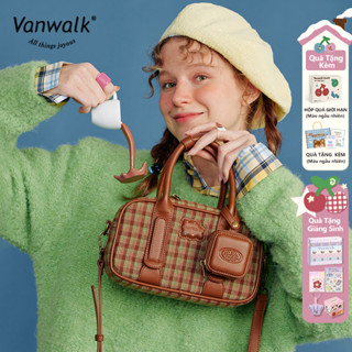  Vanwalk Túi xách Túi Dã Ngoại Giỏ Xách túi đeo chéo Chống nước Thiết kế sang trọng nữ túi đeo vai Du lịch công tác Đi làm Quà tặng miễn phí Giao hàng nhanh Dòng Nhà May Mắn V2725 