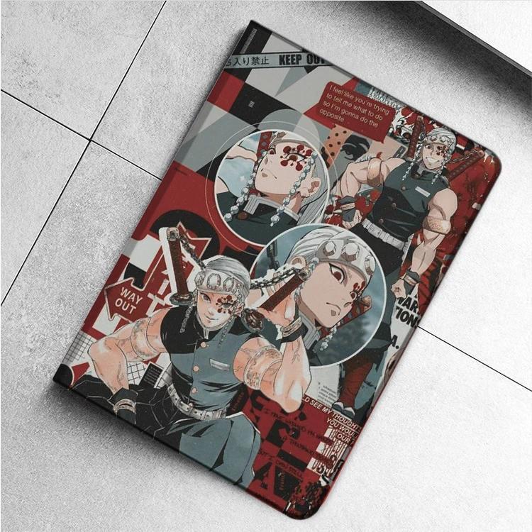 Ốp Lưng Demon Slayer Uzui Tengen Cho iPad 10.2 7th 8th Air 2 3 Mini 2 3 5 Ốp Lưng Silicon Sang Trọng
