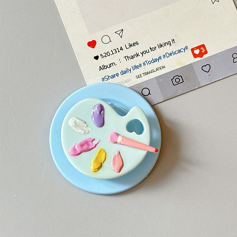 Khay Tranh Tròn Trơn Giá Đỡ Điện Thoại Từ Tính Cho IPhone 17 16 15 14 13 12 Pro Max 14 Plus Có Thể G