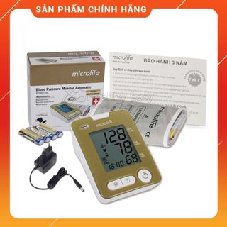 Máy đo huyết áp bắp tay Microlife BP3NM1-3E kèm bộ đổi nguồn