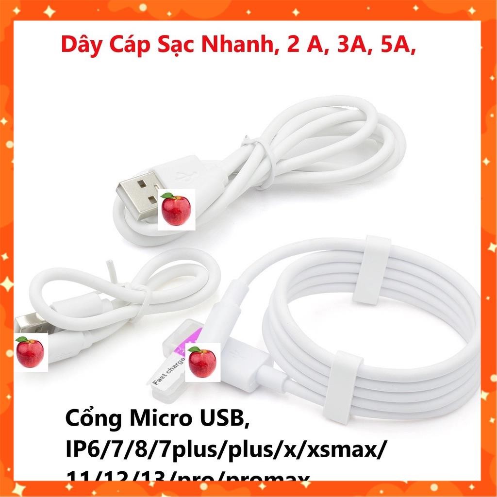 Dây Cáp Sạc Dành Cho Điện Thoại IP 6/7/8/7plus/plus/x/xsmax/11/12/13/pro/promax