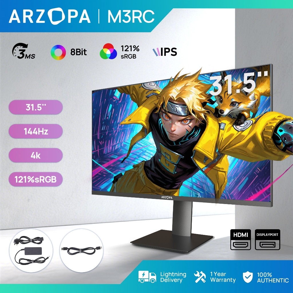 Màn hình chơi game ARZOPA M3RC-32 ” 4K UHD (3840x2160) 144HZ