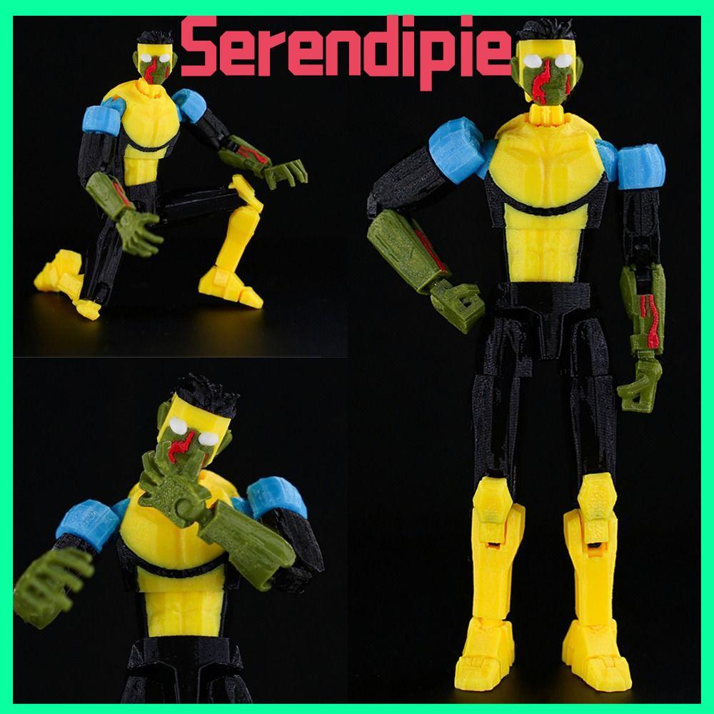 SEENDIPIE In Hình Nhân Vật Hành Động, Zombie Invincible Multi-Jointed Shapeshift Invincible 3.0 Nhân