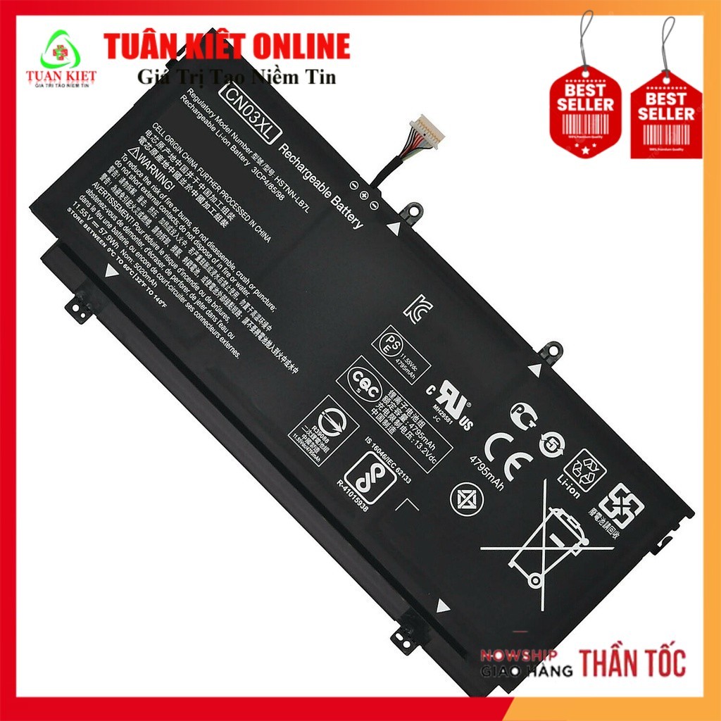 Pin Laptop HP ENVY 13-AB 13T-AB CN03XL 11.55V 58WH