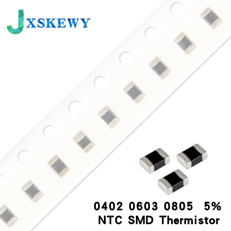 20 chiếc 0402 0603 0805 5% NTC SMD Điện trở nhiệt 1K 2.2K 2K 3.3K 4.7K 6,8K 10K 15K 22K 33K 47K 50K 