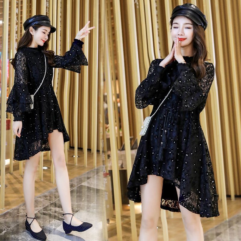Đầm nữ hàng đầu xuân thu 2025, style preppy ngọt ngào theo xu hướng Hàn Quốc - OU682120251107