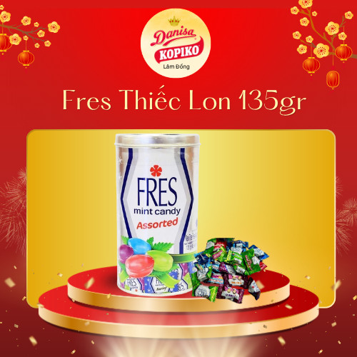 Kẹo Lon Thiếc Fres Hoa Quả ⚡ Siêu Hot ⚡ Fres Mint Candy Assorted - Kẹo Vị Tổng Hợp - Hộp Thiếc 135g