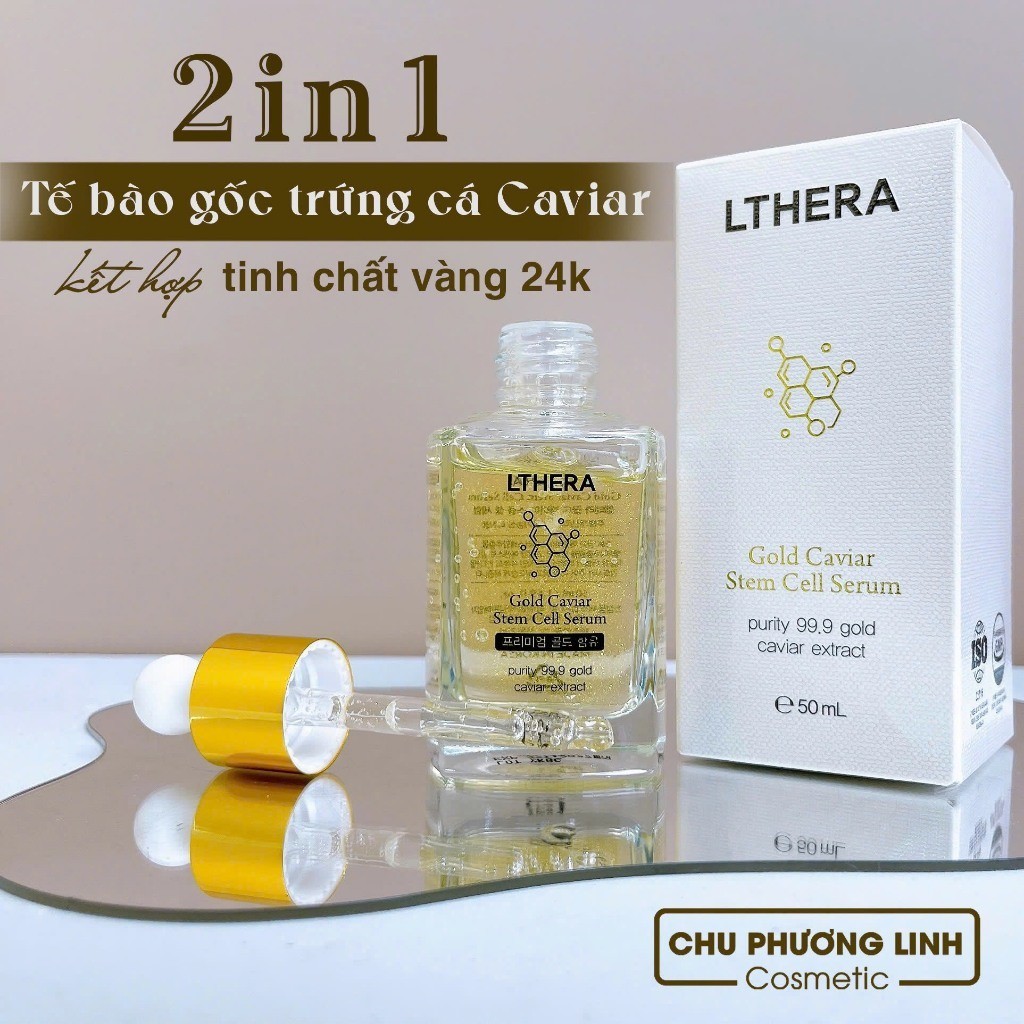 MP0853 Serum vàng 24K LThera Lady Australian 50ml | Cấp ẩm, căng bóng, dưỡng da mềm mịn