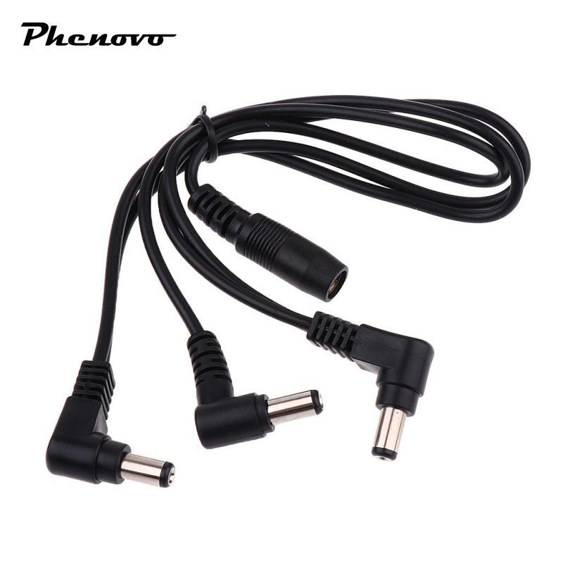 Bàn đạp hiệu ứng đàn Guitar điện Daisy Chain Cáp cấp nguồn Góc phải