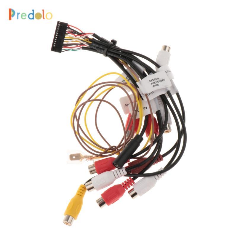 Dây RCA CDP1803 XT91909 Dây RCA Dây Cáp Video Âm Thanh Xe Hơi 24 Pin Cho Pioneer CDP18 Avicii8500NEX