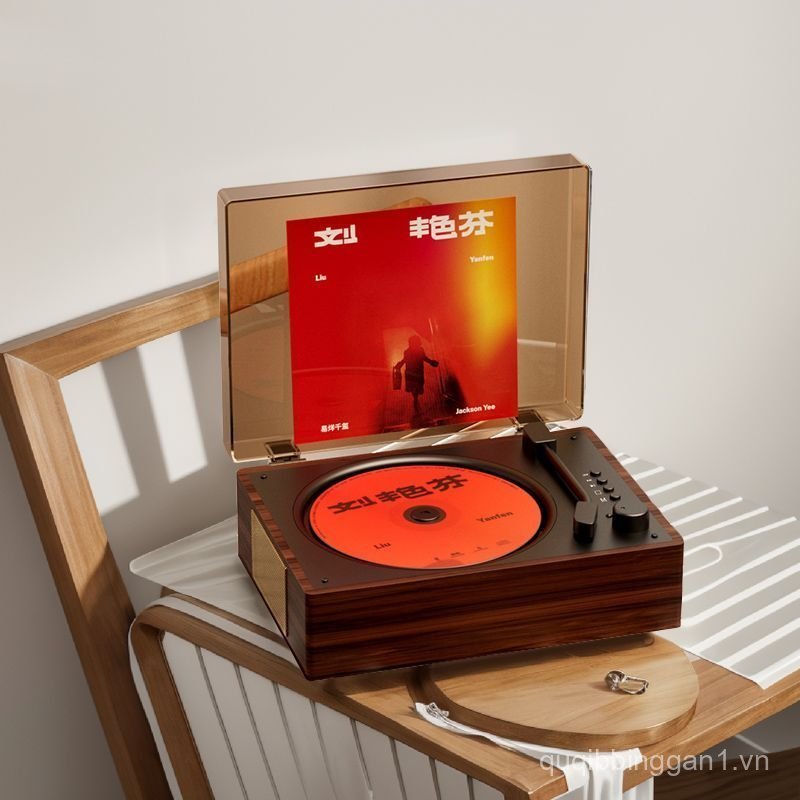 Máy nghe nhạc CD Loa Vinyl Album hợp thời trang Máy nghe nhạc CD CD Máy nghe nhạc
