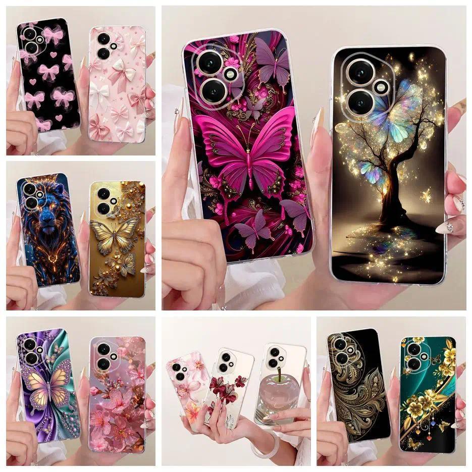 Dành Cho Honor 400 Pro Ốp Lưng DNP-NX9 Sang Trọng Bướm Sơn Bìa Mềm Mỏng Điện Thoại Dành Cho Honor 40