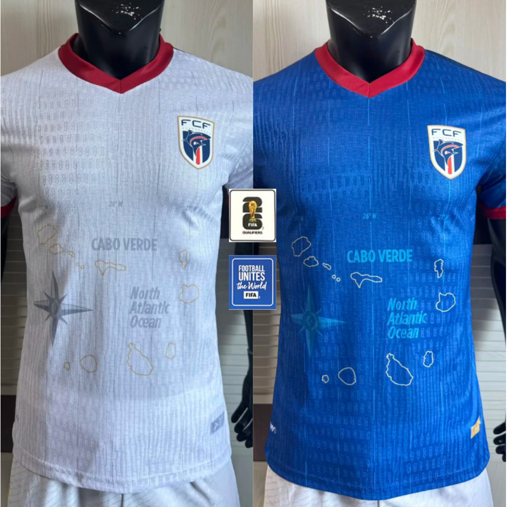 Áo bóng đá sân nhà & sân khách AAA + 2025-26 Cabo Verde S-2XL