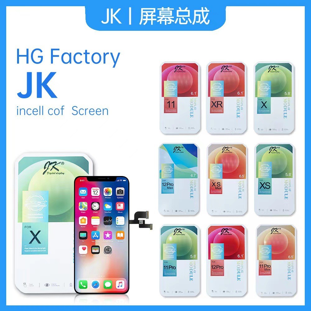 Thích hợp cho JK Apple XR 11 Lắp ráp màn hình JK Apple 13 Màn hình hiển thị lắp ráp iPhone14PRO Màn 