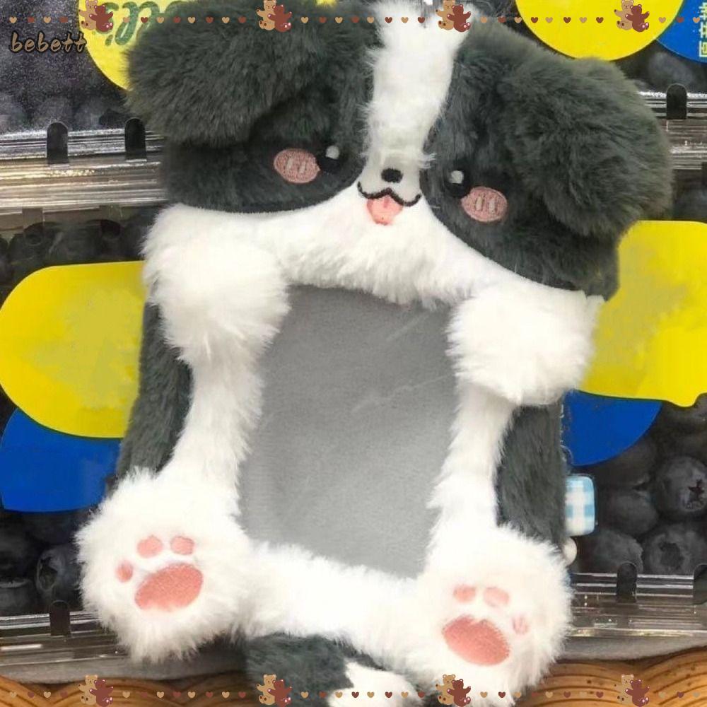 BEBETTERM Photocard, Sang Trọng Tai Thỏ / Border Collie Photo Card Holder, Hoạt Hình Đa Năng Thẻ Tay