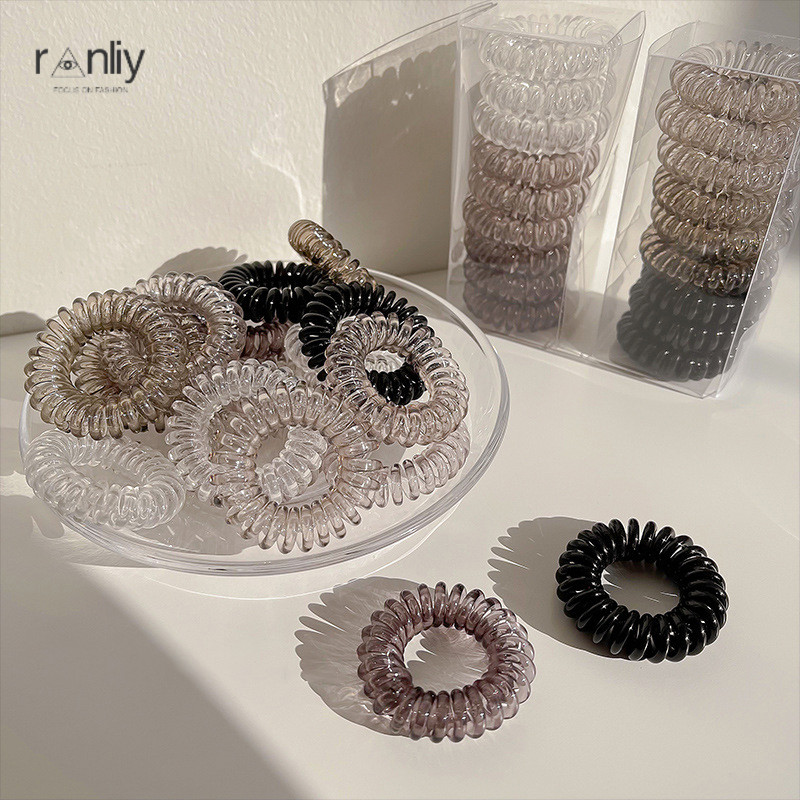 【ranliy】Dây buộc tóc Hàn Quốc Nhật Bản Dây buộc tóc nhỏ xinh Dây buộc tóc điện thoại nhiều màu