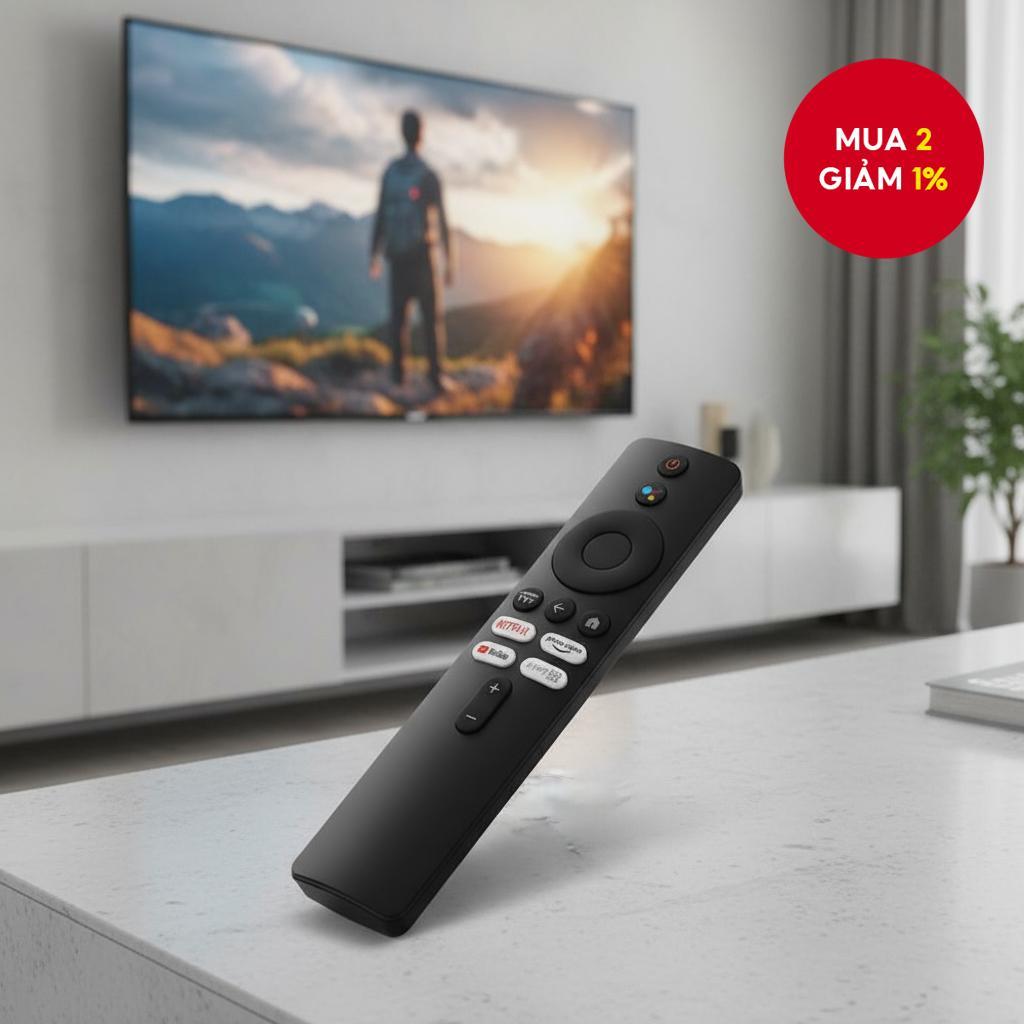 Điều khiển từ xa giọng nói Xiaomi tương thích với L32M6-6ARG, L55M6-ESG, L55M6-ARG, L50M6-6ARG, XMRM