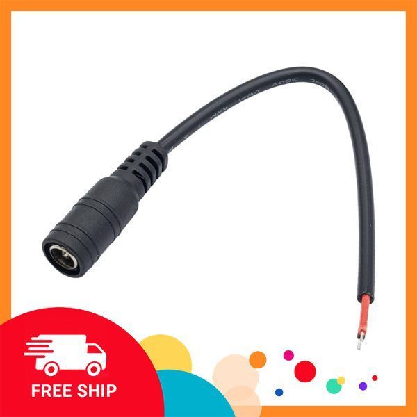 Dây Âm DC-12V | Jack Cái 5.5*2.1mm | Cổng Âm DC-12V - Jack DIY Đèn, Quạt Thuỷ Sinh #nấmaqua