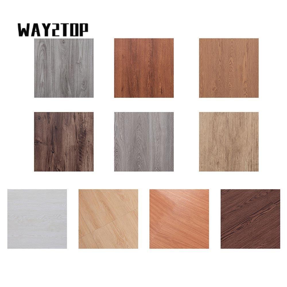 Nhãn dán sàn tự dính WAY2TOP SXP, Nhãn dán sàn hạt gỗ dày chống thấm nước, Nhãn dán phòng khách phòn
